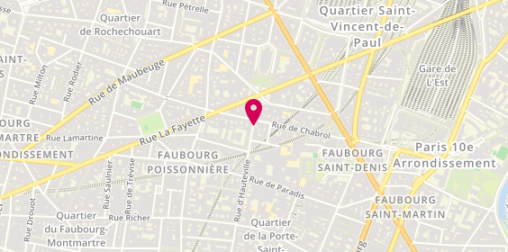 Plan de Ernest & Associés, 90 Rue d'Hauteville, 75010 Paris