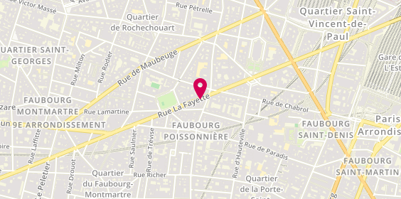 Plan de Premier Immobilier, 92 Rue la Fayette, 75009 Paris