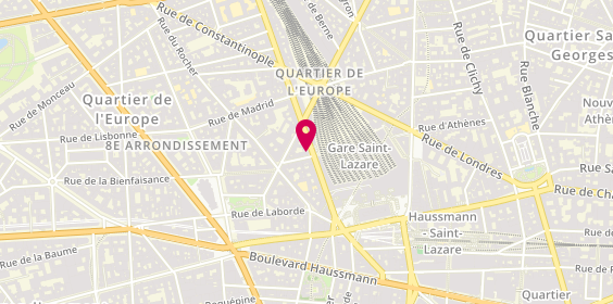 Plan de Citya Sotto, 35 Rue de Rome, 75008 Paris