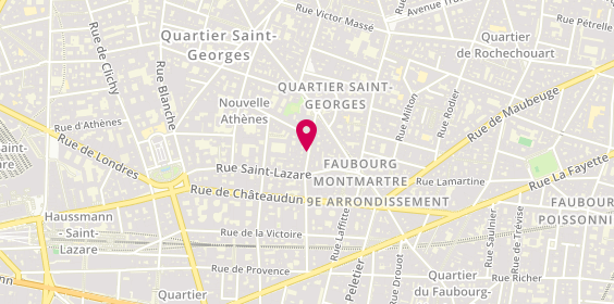 Plan de Stéphane Plaza Immobilier, 39 Rue Saint-Georges, 75009 Paris