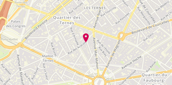 Plan de Building Partners, 21 Rue de l'Arc de Triomphe, 75017 Paris