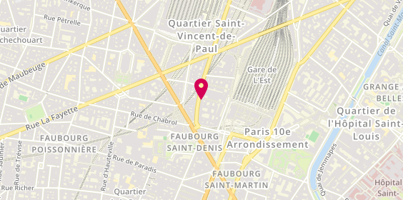 Plan de Homelatitude, 142 Rue du Faubourg Saint-Denis, 75010 Paris