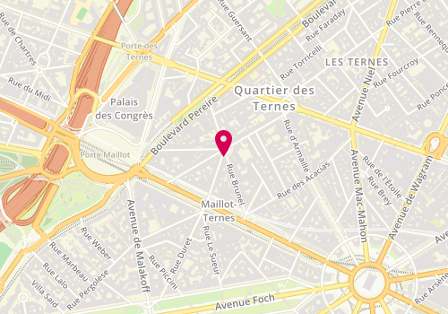 Plan de Agence Immobilière Paris 17 - Square's International Saint-Ferdinand, 33 place Saint-Ferdinand, 75017 Paris