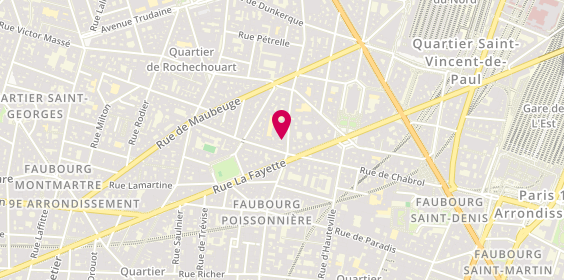 Plan de C.P.A.B Cabinet Parisien d'Administration de Biens, 113 Rue du Faubourg Poissonnière, 75009 Paris