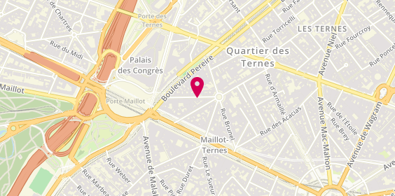 Plan de Bluebird Immobilier, 10 Rue du Débarcadère, 75017 Paris