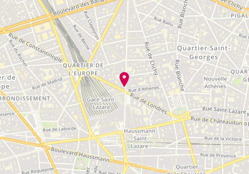 Plan de L'Appartement, 23 Amsterdam, 75008 Paris