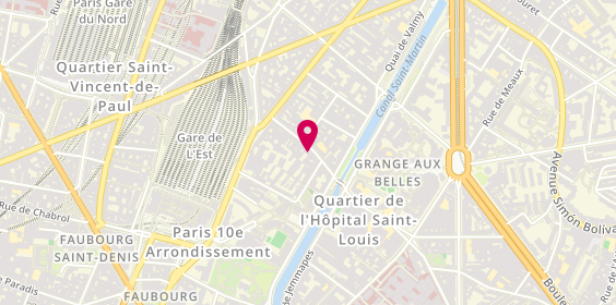 Plan de Agence immobilière At Home Paris 10eme (rue Eugène Varlin), 11 Rue Eugène Varlin, 75010 Paris