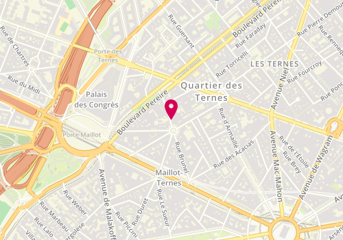 Plan de Groupe Jean Turon, 36 Rue Brunel, 75017 Paris