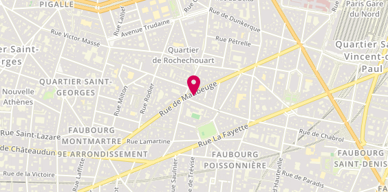Plan de César et Brutus Immobilier, 50 Rue de Maubeuge, 75009 Paris