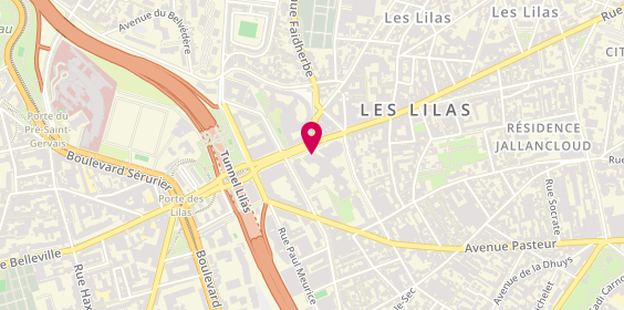 Plan de Laforet Immobilier, 44 Rue de Paris, 93260 Les Lilas