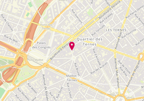 Plan de Plisson Immobilier Saint Ferdinand, 40 Rue Brunel, 75017 Paris