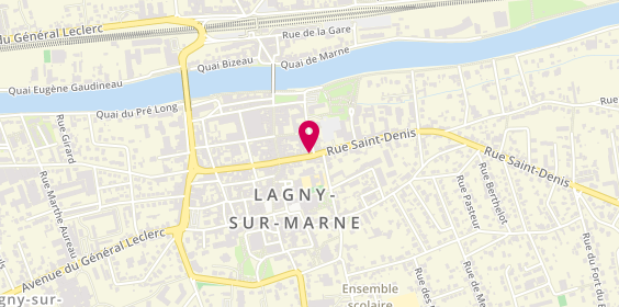 Plan de Agence Levillain, 122 Rue Saint-Denis, 77400 Lagny-sur-Marne