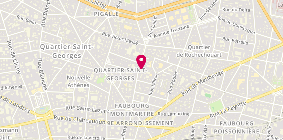 Plan de Laforet Immobilier, 38 rue des Martyrs, 75009 Paris