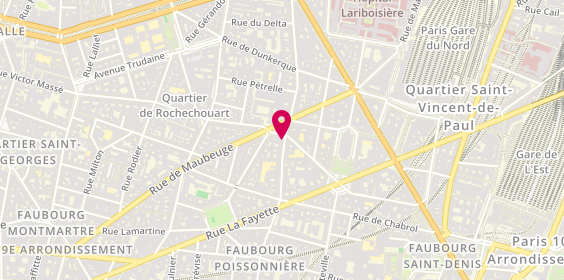 Plan de Cabinet Hoche, 135 Rue du faubourg Poissonniere, 75009 Paris