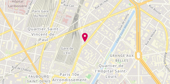 Plan de Orpi Agences No1, 187 Rue du Faubourg Saint-Martin, 75010 Paris
