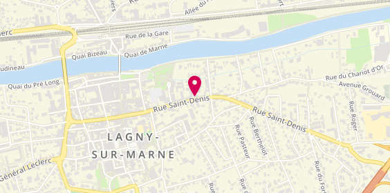 Plan de 2R Immobilier, 92 Rue Saint-Denis, 77400 Lagny-sur-Marne