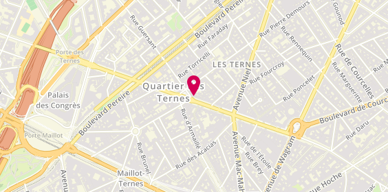 Plan de Daniel Féau Ternes, 62 avenue des Ternes, 75017 Paris