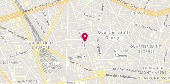 Plan de Laforet Immobilier, 38 Rue de Clichy, 75009 Paris
