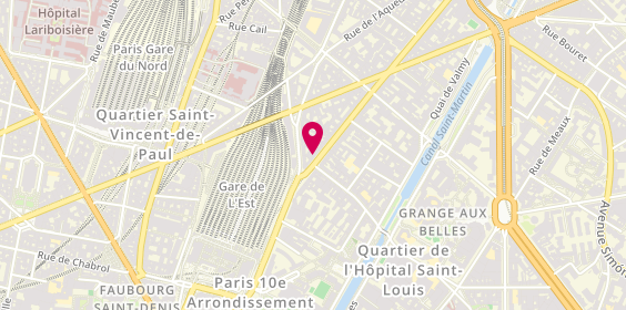 Plan de Guy Hoquet l'Immobilier, 189 Rue du Faubourg Saint-Martin, 75010 Paris