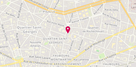 Plan de Daniel Féau 9ème, 52 rue des Martyrs, 75009 Paris
