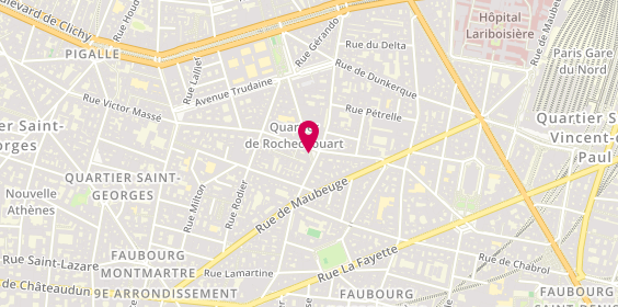 Plan de Cabinet Denis & Cie, 3 Rue Turgot, 75009 Paris