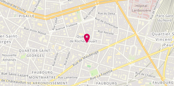 Plan de Guy Hoquet l'Immobilier, 23 Rue Condorcet, 75009 Paris