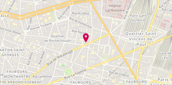 Plan de Agence du Faubourg, 61 Rue de Maubeuge, 75009 Paris