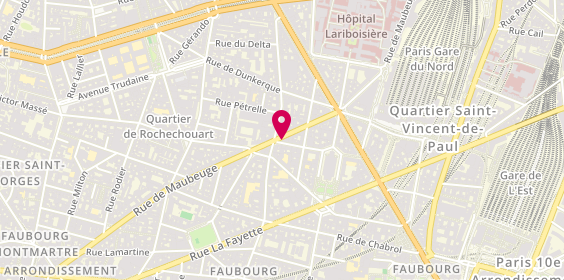 Plan de Atlanthe immobilier Paris 10, 86 Rue de Maubeuge, 75010 Paris