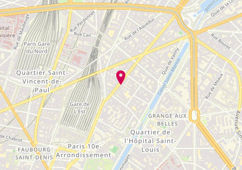 Plan de Century 21, 212 Rue du Faubourg Saint-Martin, 75010 Paris