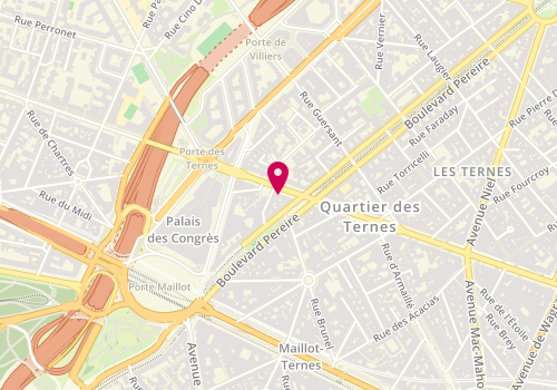 Plan de Korn Immobilier Commercial, 89 Bis avenue des Ternes, 75017 Paris