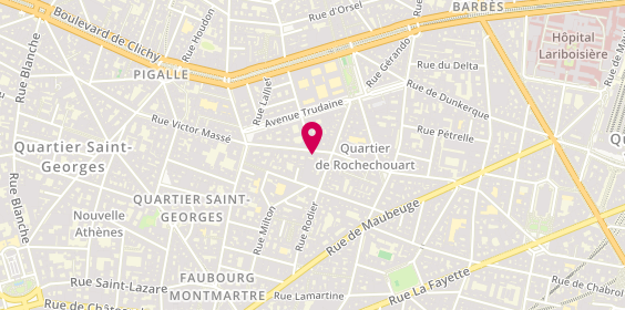 Plan de SIT gestion locative et transactions immobilières et commerciales Societe Immobiliere Tiquetonne, 51 Rue Condorcet, 75009 Paris