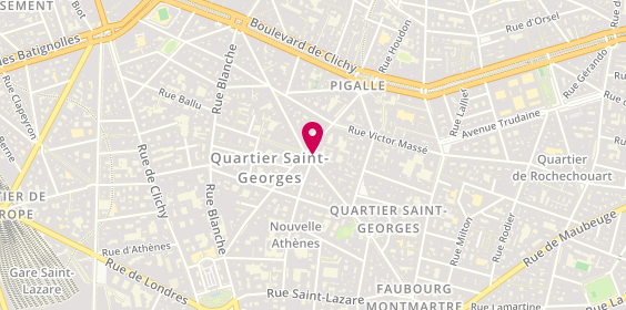 Plan de Square's International, 53 Rue Catherine de la Rochefoucauld, 75009 Paris