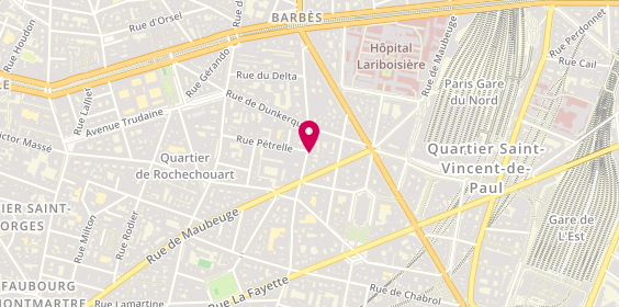Plan de Agence du Faubourg - Agence immobilière Paris 10, 132 Rue du Faubourg Poissonnière, 75010 Paris