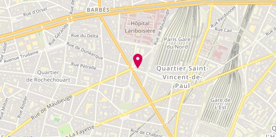 Plan de GOUARD Henri, 24 Rue de Dunkerque, 75010 Paris