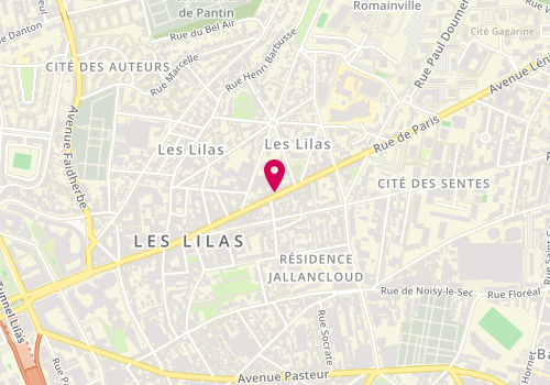Plan de Stephane Plaza Immobilier, 169 Rue de Paris, 93260 Les Lilas