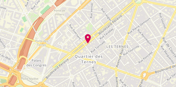 Plan de Parking résidentiel Saemes Péreire, 209 Boulevard Pereire, 75017 Paris
