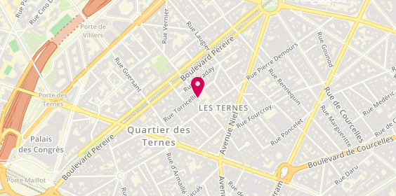 Plan de B S I Demours, 41 Rue Bayen, 75017 Paris