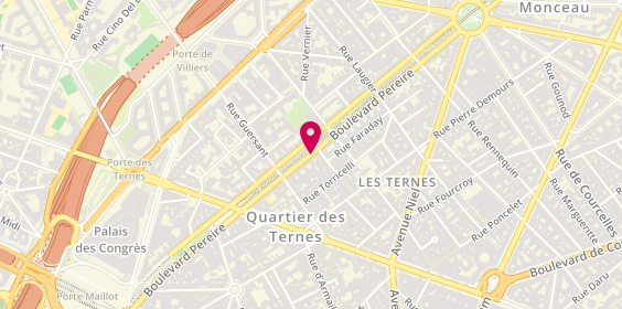 Plan de Ader Immobilier Paris, 199 Boulevard Pereire, 75017 Paris