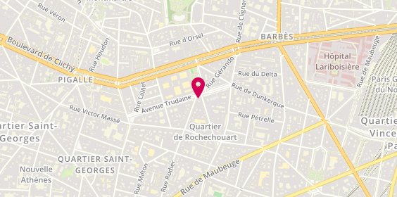 Plan de ALC Consultants, 17 avenue Trudaine, 75009 Paris