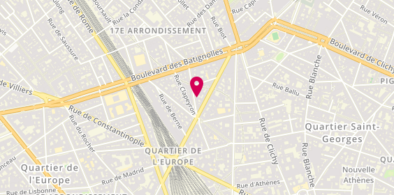 Plan de Cabinet Brochant Portage, réméré et Transaction immobilière immobilière, 24 Rue de Turin, 75008 Paris