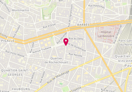 Plan de Réseau International Immobilier, 72 Rochechouart, 75009 Paris