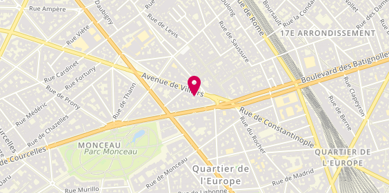 Plan de Gma Consulting, 9 avenue de Villiers, 75017 Paris