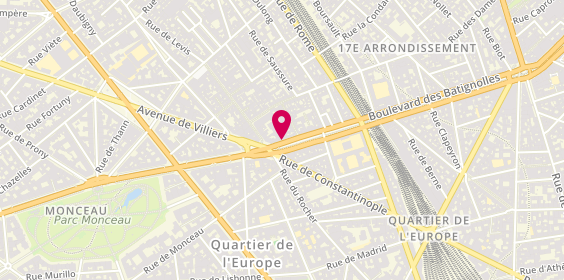 Plan de Alexandre Gouin Immobilier, 98 Boulevard des Batignolles, 75017 Paris