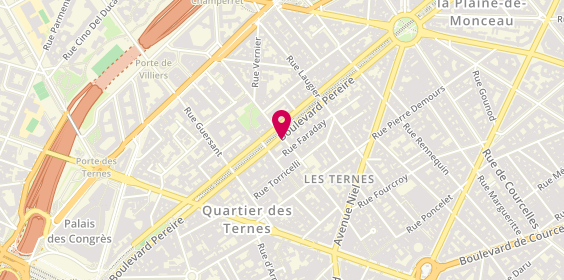 Plan de Cabinet Thisse Gestion, 191 Boulevard Pereire, 75017 Paris