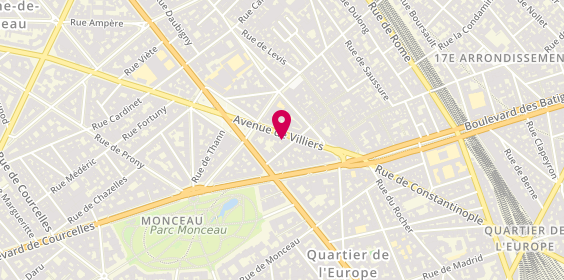 Plan de D.paris, 21 Avenue de Villiers, 75017 Paris