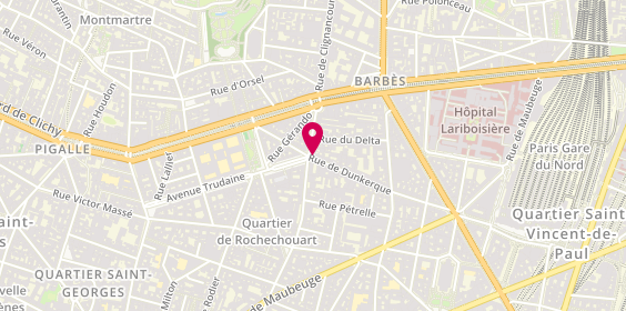 Plan de Zenatti Immobilier, 76 Rue Marguerite de Rochechouart, 75009 Paris