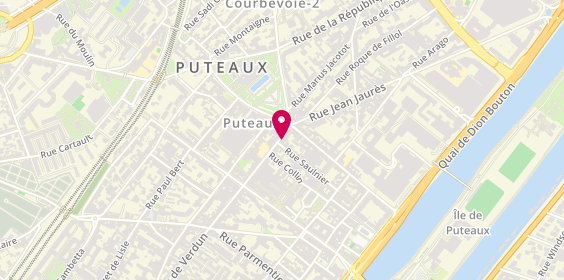 Plan de Nestenn Puteaux, 105 Rue Jean Jaurès, 92800 Puteaux
