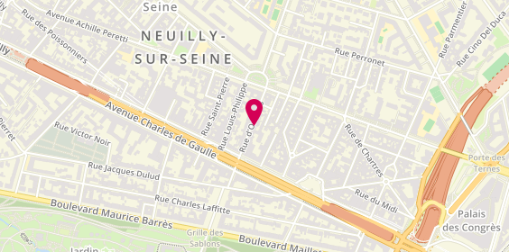 Plan de Arnaud DANIEL Immobilier, 20 Rue d'Orléans, 92200 Neuilly-sur-Seine