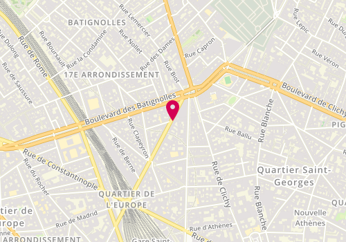 Plan de V.V.B Immobilière de Gestion, 30 Rue de Saint-Pétersbourg, 75008 Paris