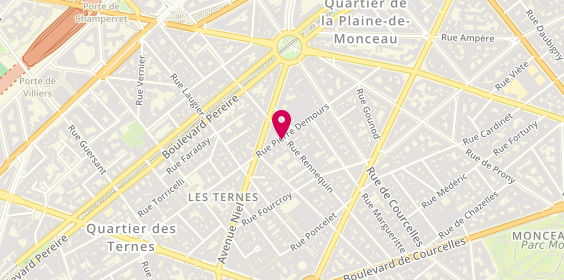 Plan de Authentic Immobilier, 66 Rue Pierre Demours, 75017 Paris